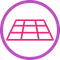 icon showing a sprung dancefloor